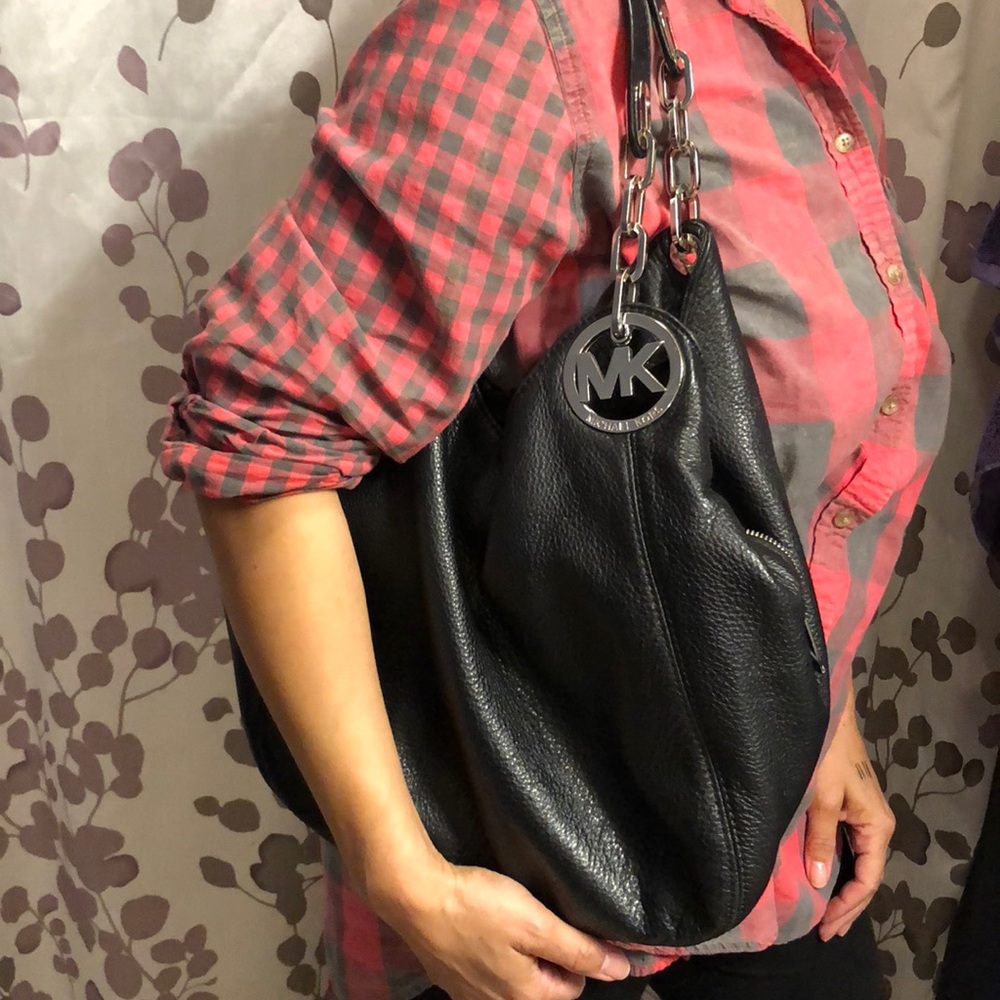 Shoulder black Michael Kors bag - Picture 3 of 6